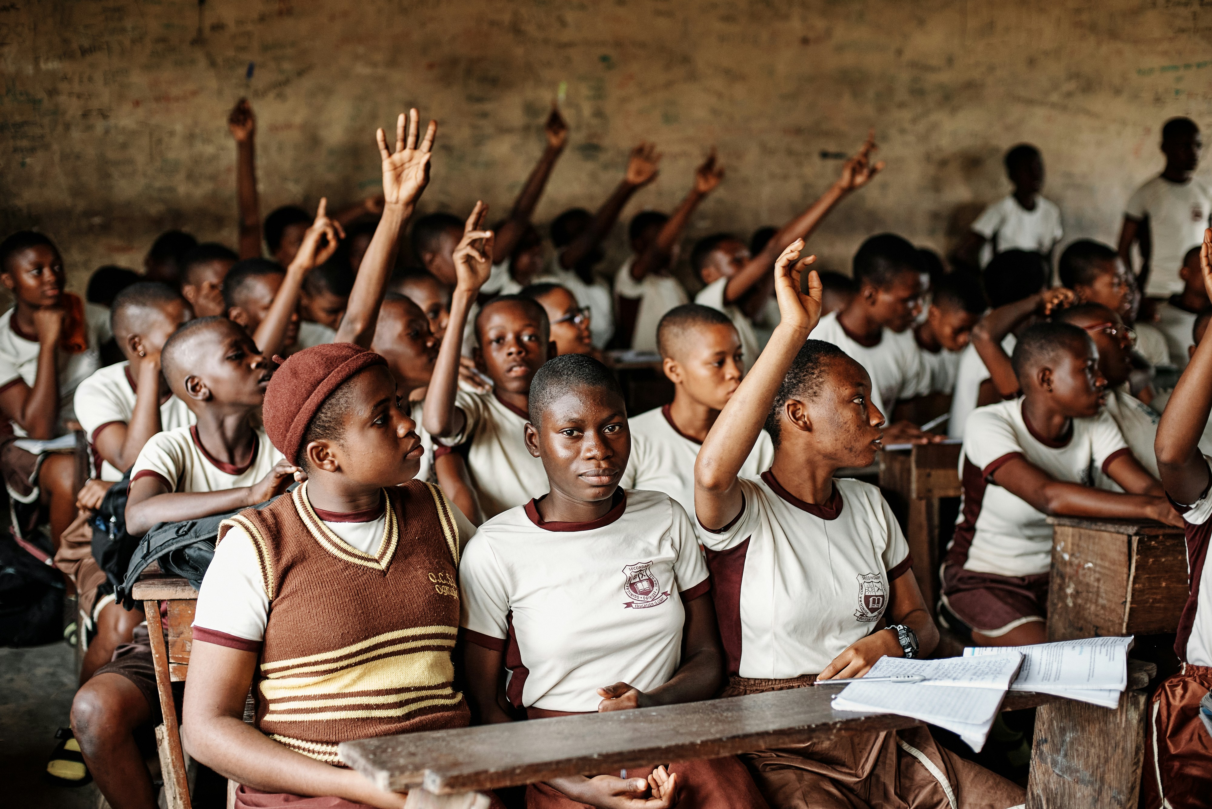 Children eating a nutritious meal